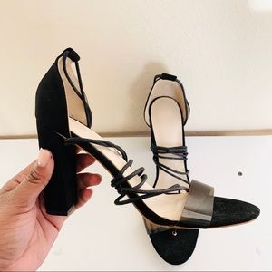 Black Lace Up Heels